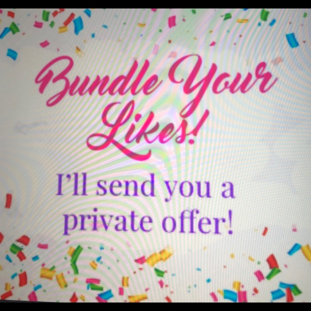 Bundle Your Likes !!!! Private offer on bundles